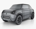Suzuki Mighty Deck 2015 Modello 3D wire render