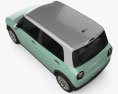 Suzuki Alto Lapin 2018 3D-Modell Draufsicht
