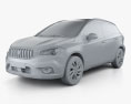Suzuki SX4 S-Cross 2019 3D模型 clay render