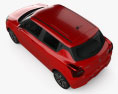 Suzuki Swift 2020 3D模型 顶视图