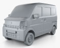 Suzuki Every 2020 3d model clay render