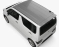 Suzuki Wagon R Stingray hybrid 2021 3D-Modell Draufsicht