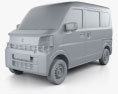Suzuki Every with HQ interior 2020 3d model clay render
