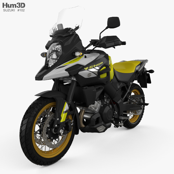 Suzuki V-Strom 1000 2018 3D模型