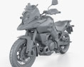 Suzuki V-Strom 1000 2018 3d model clay render