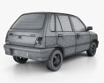 Suzuki Maruti 800 HQインテリアと 2000 3Dモデル