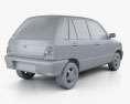 Suzuki Maruti 800 с детальным интерьером 2000 3D модель