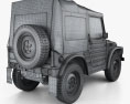 Suzuki Jimny HQインテリアと 1977 3Dモデル