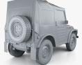 Suzuki Jimny 인테리어 가 있는 1977 3D 모델 