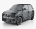Suzuki Maruti Wagon R 2022 3d model wire render