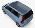 Suzuki Maruti Wagon R 2022 3d model top view
