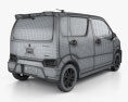 Suzuki Wagon R Stingray hybride avec Intérieur 2021 Modèle 3d