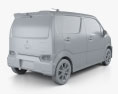 Suzuki Wagon R Stingray ハイブリッ HQインテリアと 2021 3Dモデル