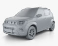 Suzuki Ignis 2022 3D-Modell clay render