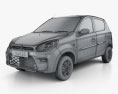 Suzuki Maruti Alto 800 2023 3D-Modell wire render