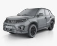 Suzuki Vitara ibrido AllGrip 2022 Modello 3D wire render