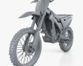 Suzuki RMZ250 2010 3D 모델  clay render