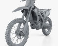 Suzuki RMZ250 2019 3D-Modell clay render