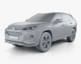 Suzuki Across 2024 Modelo 3D clay render