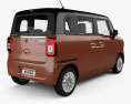 Suzuki Wagon R Smile 混合動力 2024 3D模型 后视图