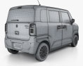 Suzuki Wagon R Smile híbrido 2024 Modelo 3D