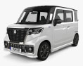 Suzuki Spacia Custom ハイブリッ XS 2024 3Dモデル