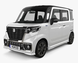 Suzuki Spacia Custom hybrid XS 2022 3D model