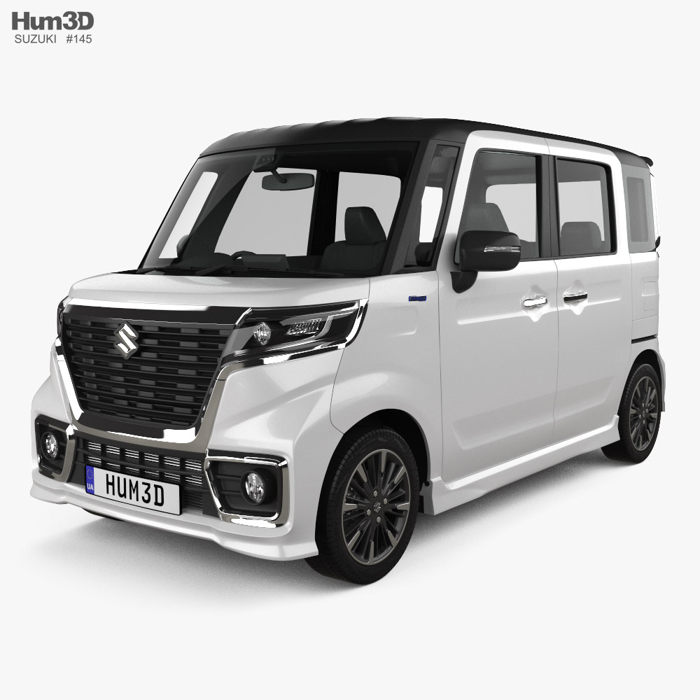 Suzuki Spacia Custom 混合動力 XS 2024 3D模型