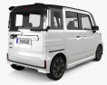Suzuki Spacia Custom 混合動力 XS 2024 3D模型 后视图
