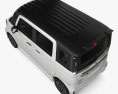 Suzuki Spacia Custom 하이브리드 XS 2024 3D 모델  top view