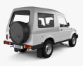 Suzuki Gypsy con interior 2019 Modelo 3D vista trasera
