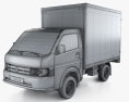Suzuki Carry Kofferfahrzeug 2022 3D-Modell wire render