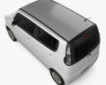 Suzuki MR Wagon Wit TS 2017 3D-Modell Draufsicht