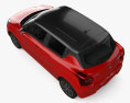 Suzuki Swift Hybrid AllGrip 2023 3D模型 顶视图