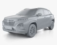 Suzuki Maruti Fronx 2023 3D 모델  clay render