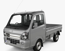 Suzuki Carry Flatbed Truck 2016 Modèle 3D