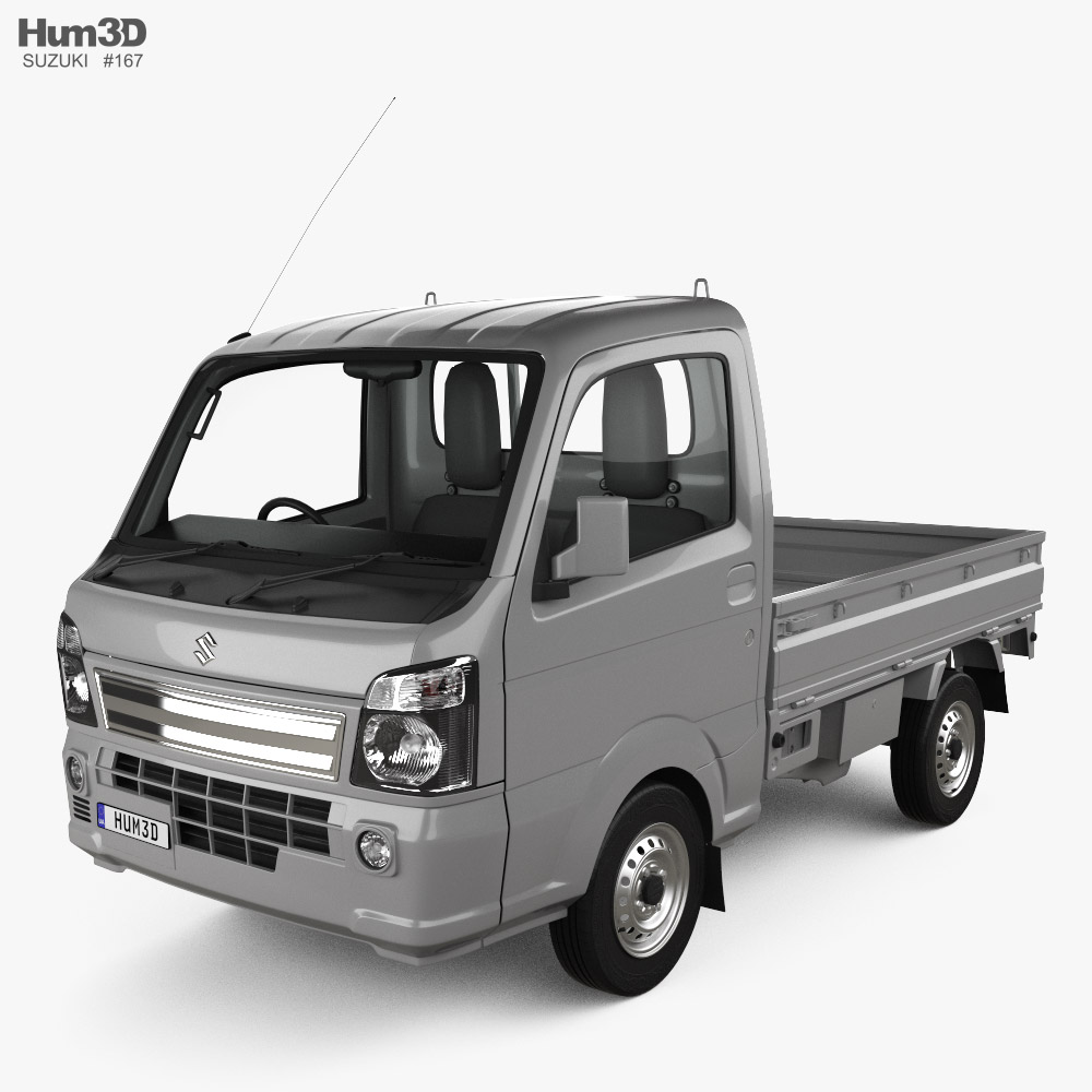 Suzuki Carry Flatbed Truck 2013 Modelo 3d