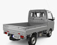 Suzuki Carry Flatbed Truck 2013 3d model back view