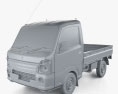 Suzuki Carry Flatbed Truck 2013 3d model clay render