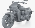 Suzuki Boulevard M109R 2024 Modello 3D clay render