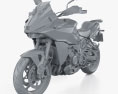 Suzuki GSX-S1000GX plus 2024 3D 모델  clay render