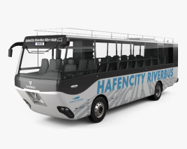 Swimbus Hafencity Riverbus 2016 3D модель