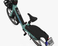 TIER Electric Bike 2024 3D-Modell Draufsicht