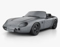 TVR Griffith 2002 3Dモデル wire render