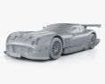 TVR Cerbera Speed 12 1999 3Dモデル clay render