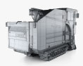 TYM HJ6135 컴바인 수확기 2024 3D 모델 