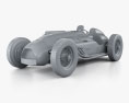 Talbot-Lago T26C 1948 3D模型 clay render