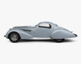 Talbot-Lago Teardrop Coupe 1938 Modelo 3D vista lateral