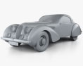 Talbot-Lago Teardrop Coupe 1938 Modelo 3D clay render
