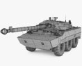 AMX-10 RC 3D модель wire render